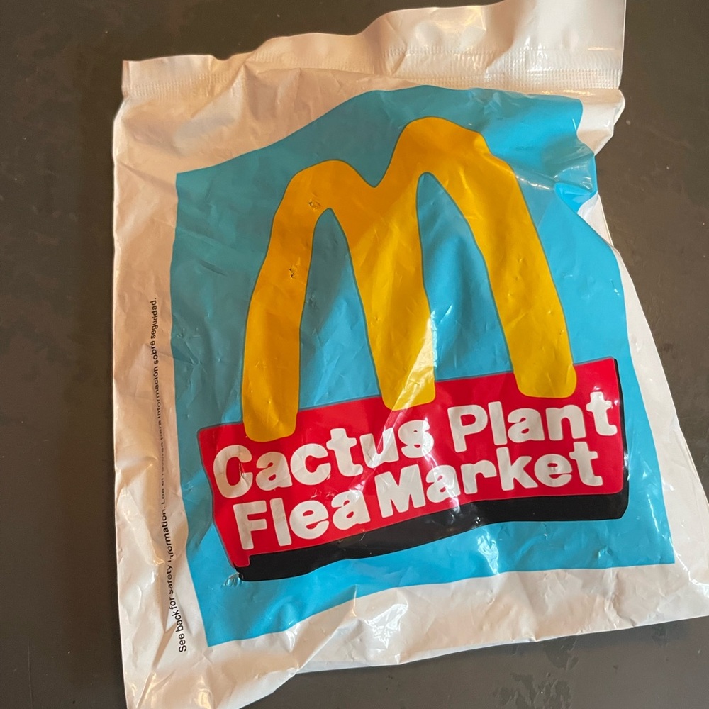 NWT Cactus Plant Flea Market McDonald's Bag toy unopened